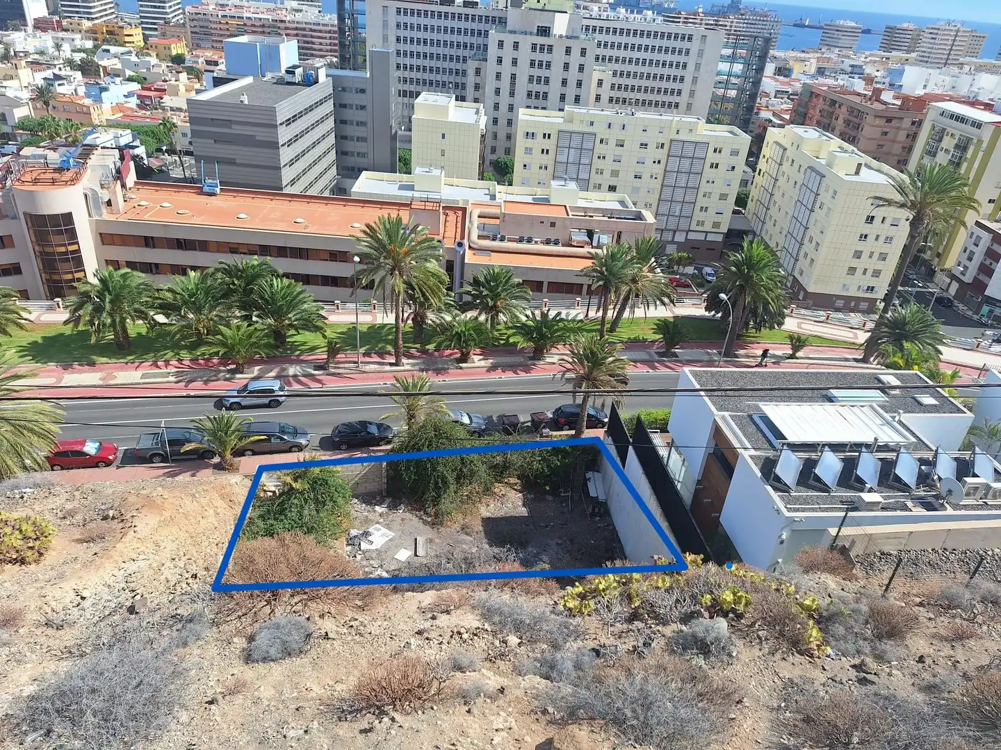 Vista exterior de Residencial en venda en Las Palmas de Gran Canaria