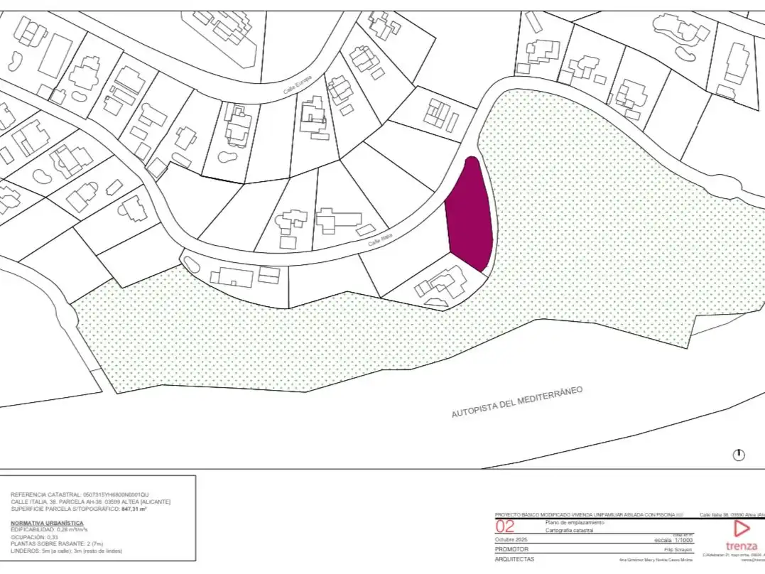 Residencial en venta en Altea