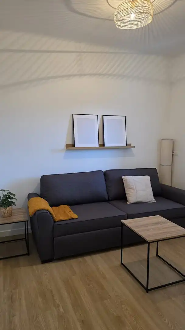 Wohnzimmer von Wohnung zur Miete in Barcelona mit Klimaanlage, Möbliert und Waschmaschine
