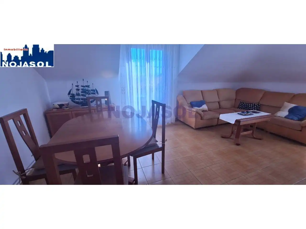Living room of Flat for rent in Noja  with Heating, Terrace and Furnished