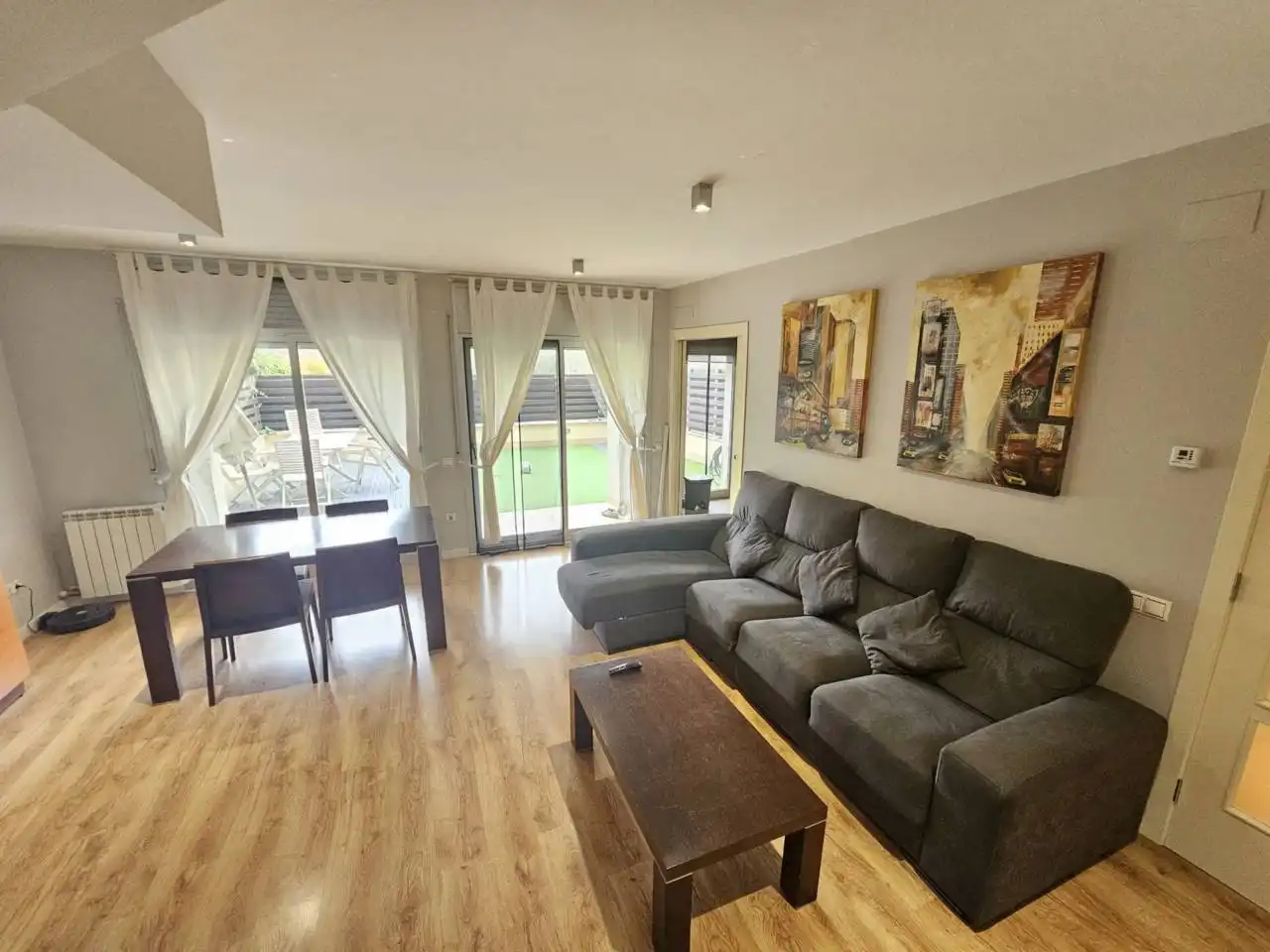 Wohnzimmer von Maisonette zum Verkauf in Viladecavalls mit Klimaanlage, Heizung und Terrasse