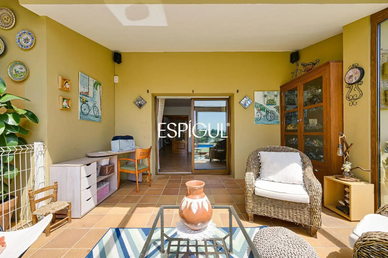 Terraza de Casa o chalet en venta en Mont-ras con Aire acondicionado, Calefacción y Parquet