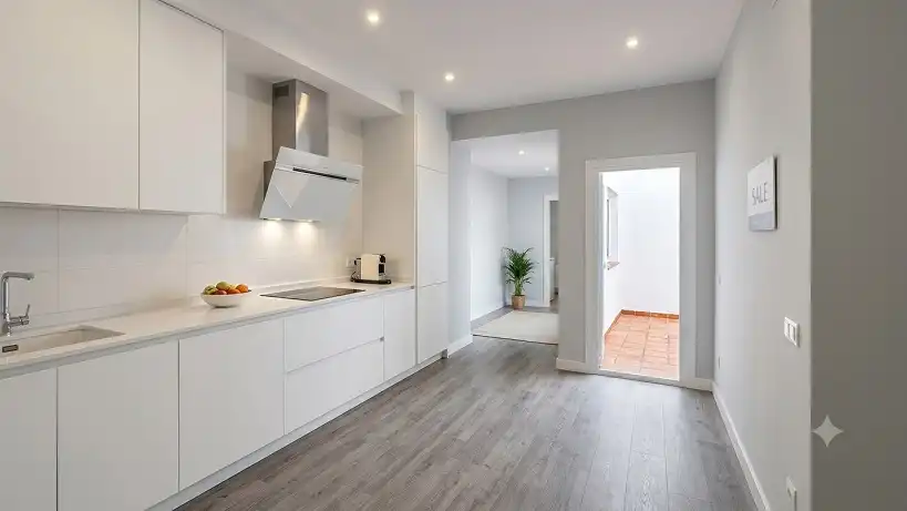 Cuina de Planta baixa en venda en Elche / Elx amb Aire condicionat i Terrassa
