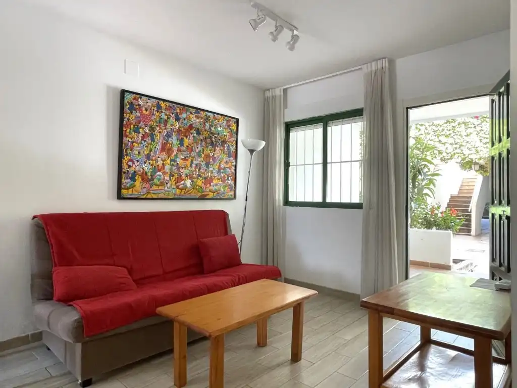 Sala d'estar de Apartament en venda en Vera amb Jardí privat, Terrassa i Moblat