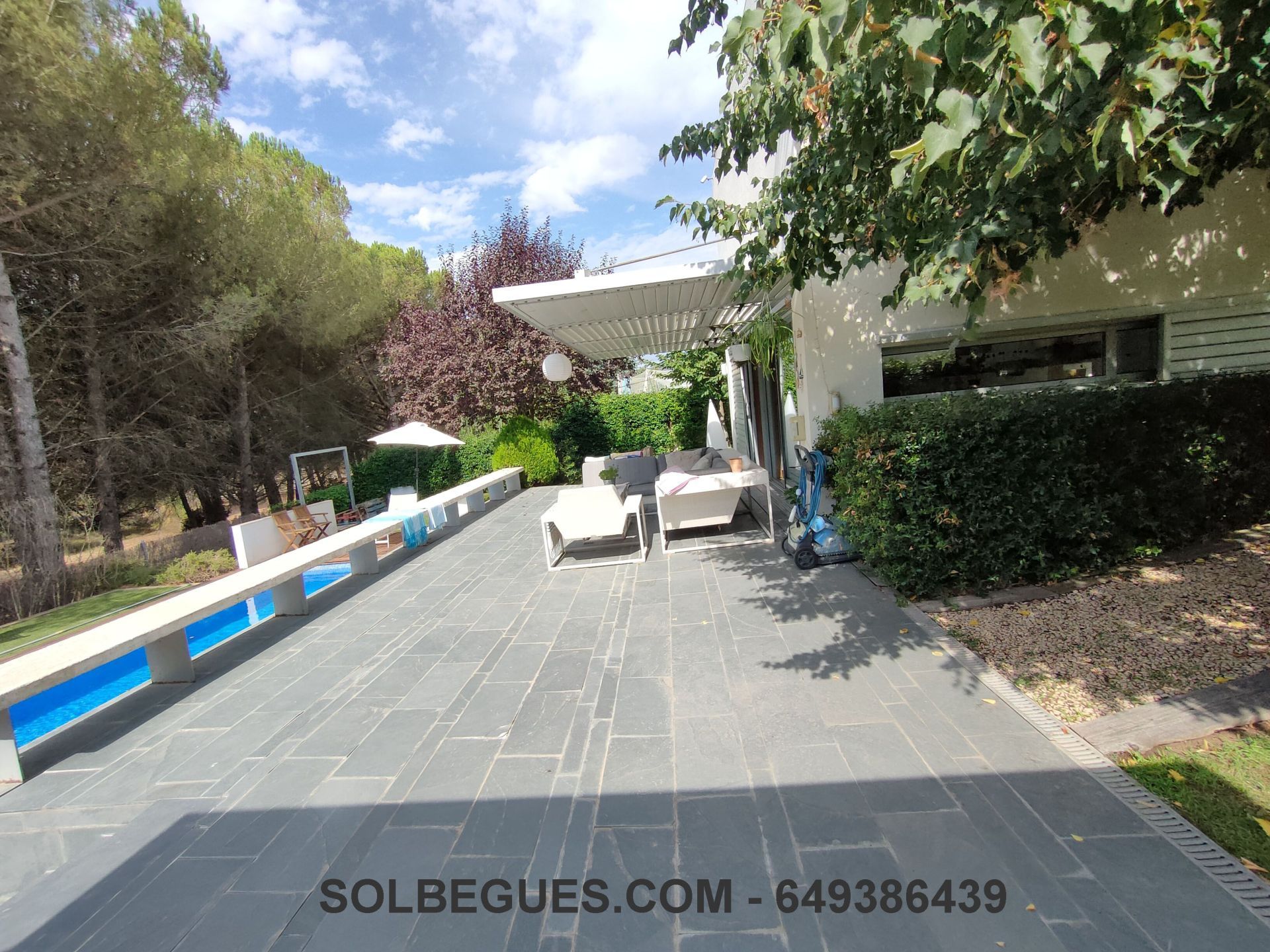 Terraza de Casa o chalet en venta en Begues con Aire acondicionado, Calefacción y Jardín privado