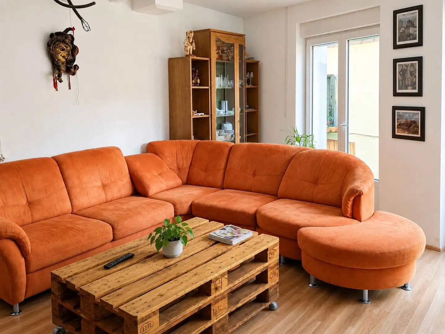 Sala de estar de Casa o chalet en venta en Vilafant con Aire acondicionado, Parquet y Terraza
