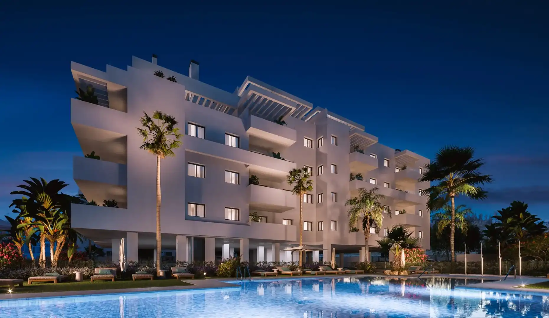 Vista exterior de Piso en venta en Algarrobo con Aire acondicionado, Calefacción y Terraza