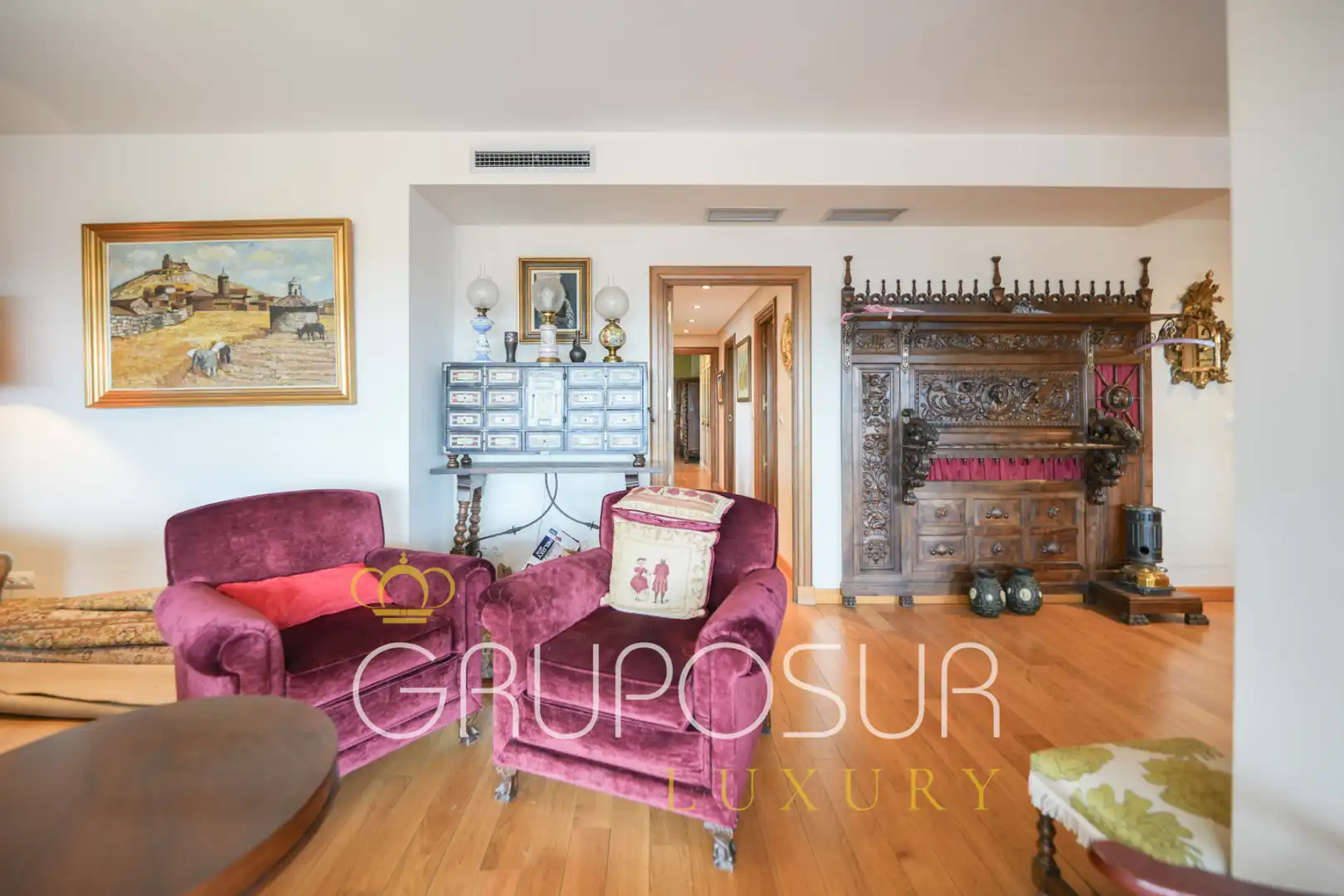 Wohnzimmer von Wohnung zum Verkauf in Valladolid mit Klimaanlage, Heizung und Parkett