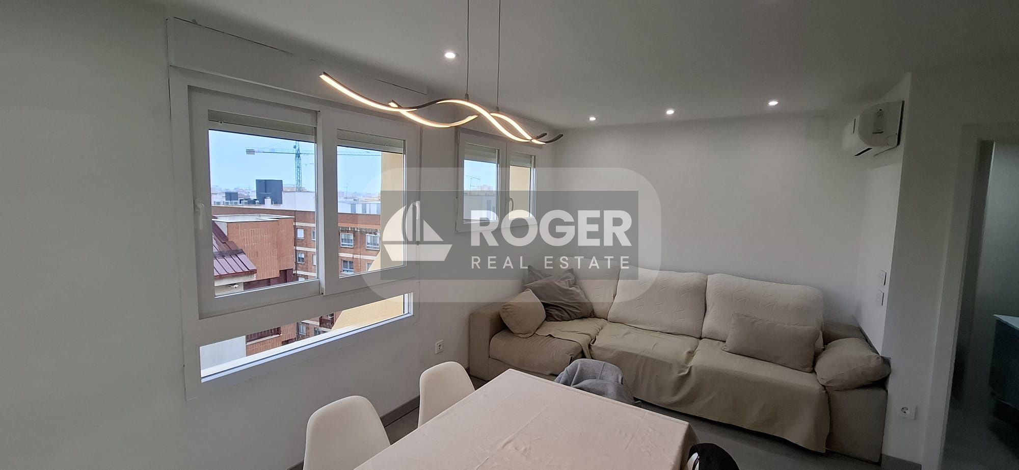 Sala de estar de Dúplex en venta en Castellón de la Plana / Castelló de la Plana con Aire acondicionado, Calefacción y Parquet