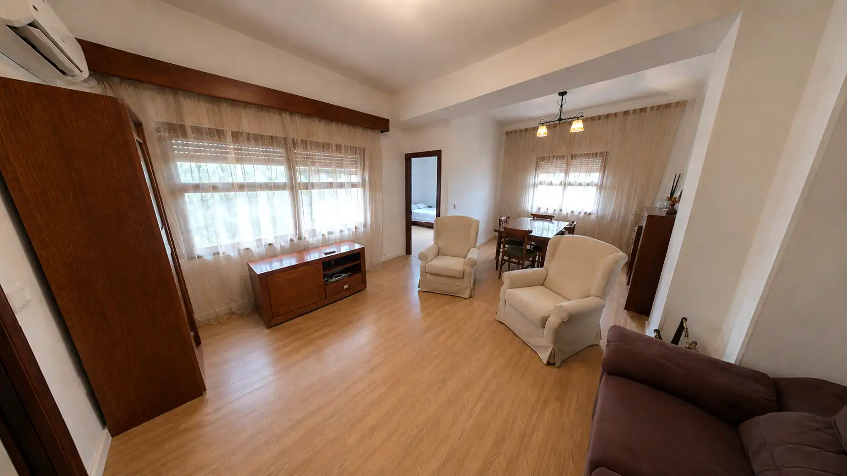 Wohnzimmer von Wohnung zur Miete in Alicante / Alacant mit Klimaanlage, Möbliert und Waschmaschine