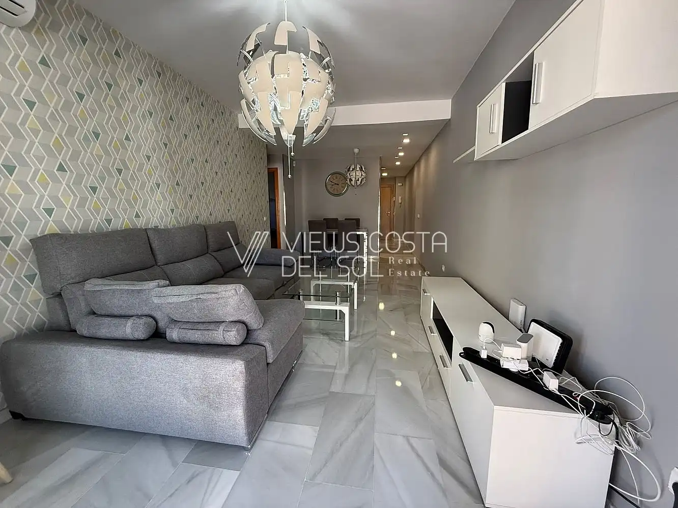 Sala d'estar de Apartament en venda en Vélez-Málaga amb Aire condicionat, Calefacció i Jardí privat