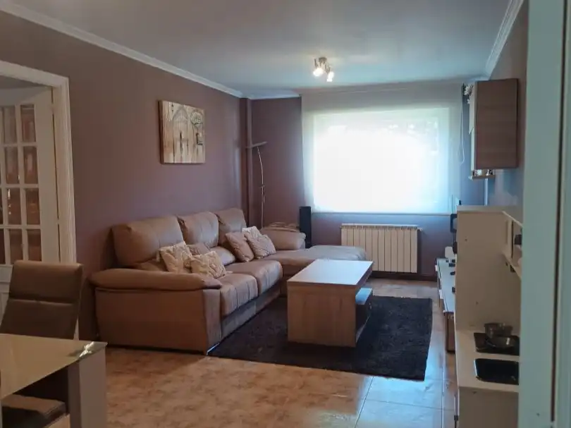 Sala de estar de Piso en venta en Monte Porreiro