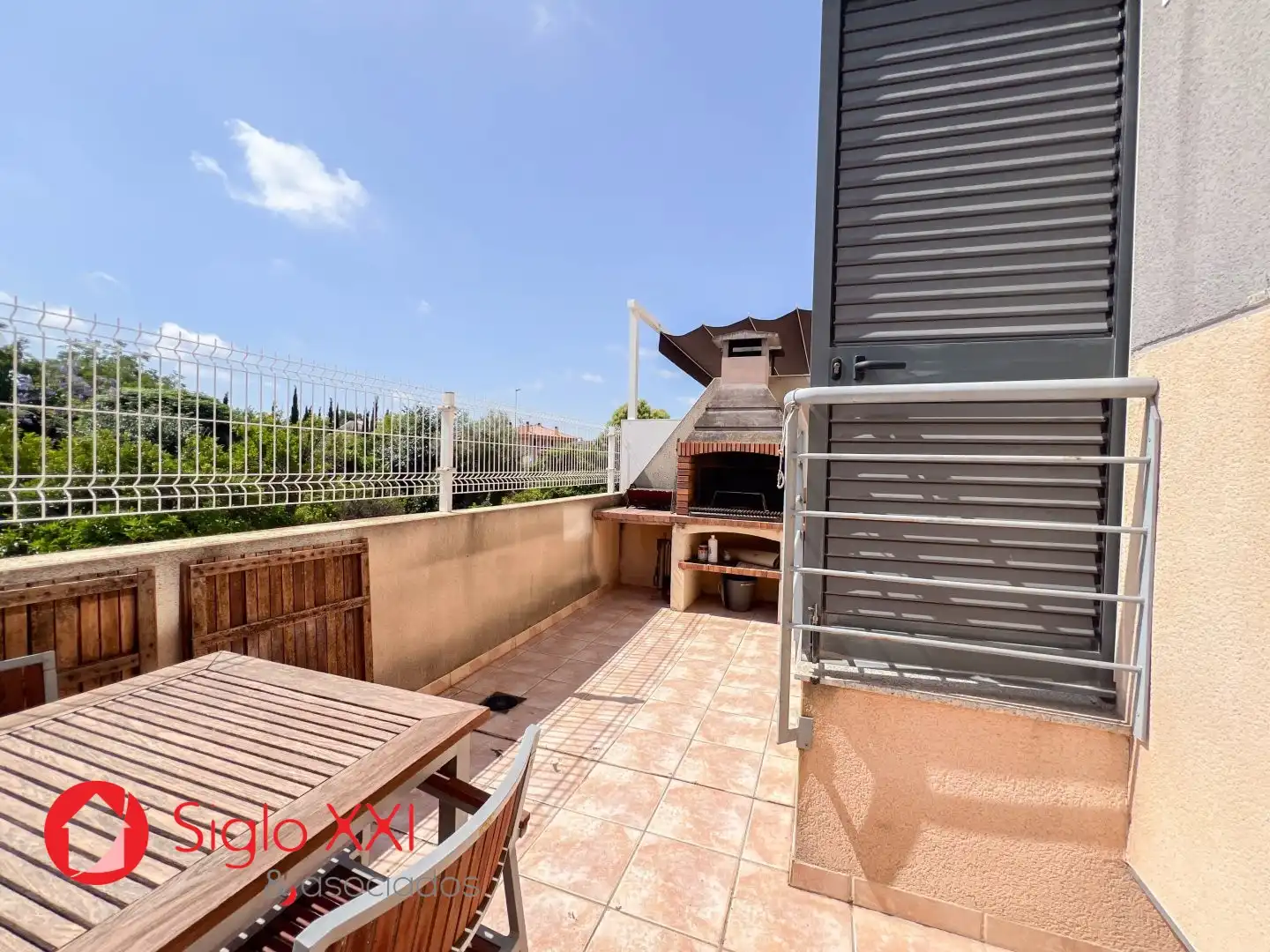 Terrassa de Casa adosada en venda en Almazora / Almassora amb Aire condicionat, Calefacció i Terrassa