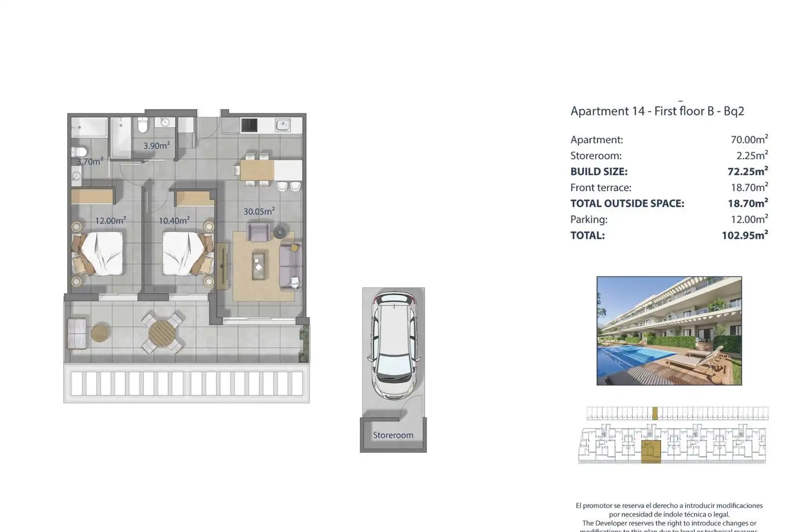 Apartamento en venta en Los Narejos - Punta Calera, imagen 12