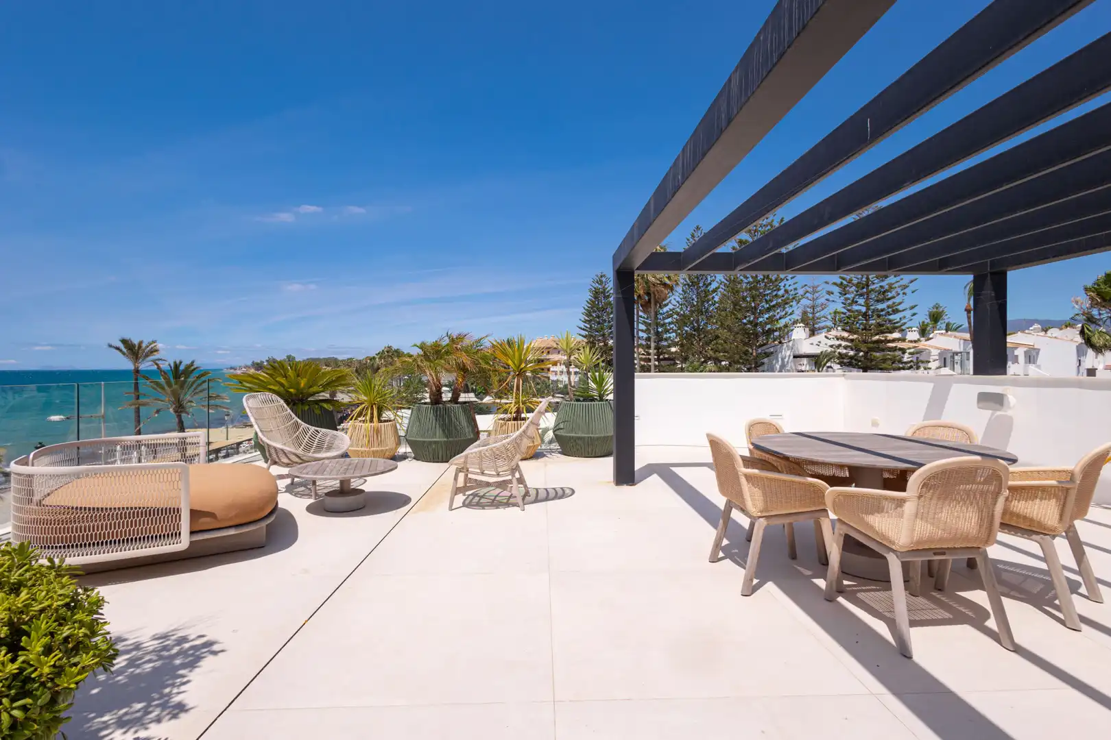 Terraza de Casa o chalet en venta en Marbella con Aire acondicionado, Terraza y Trastero