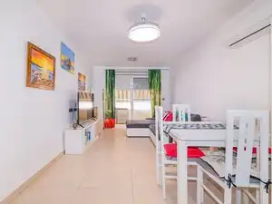 Living room of Flat for rent in Almuñécar  with Air Conditioner, Terrace and Furnished