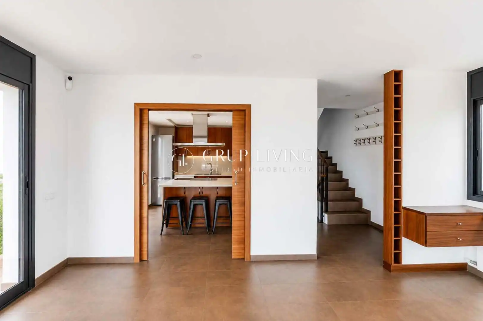 Living room of Houses for sale in Sant Pere de Ribes  with Air Conditioner, Heating and Private garden