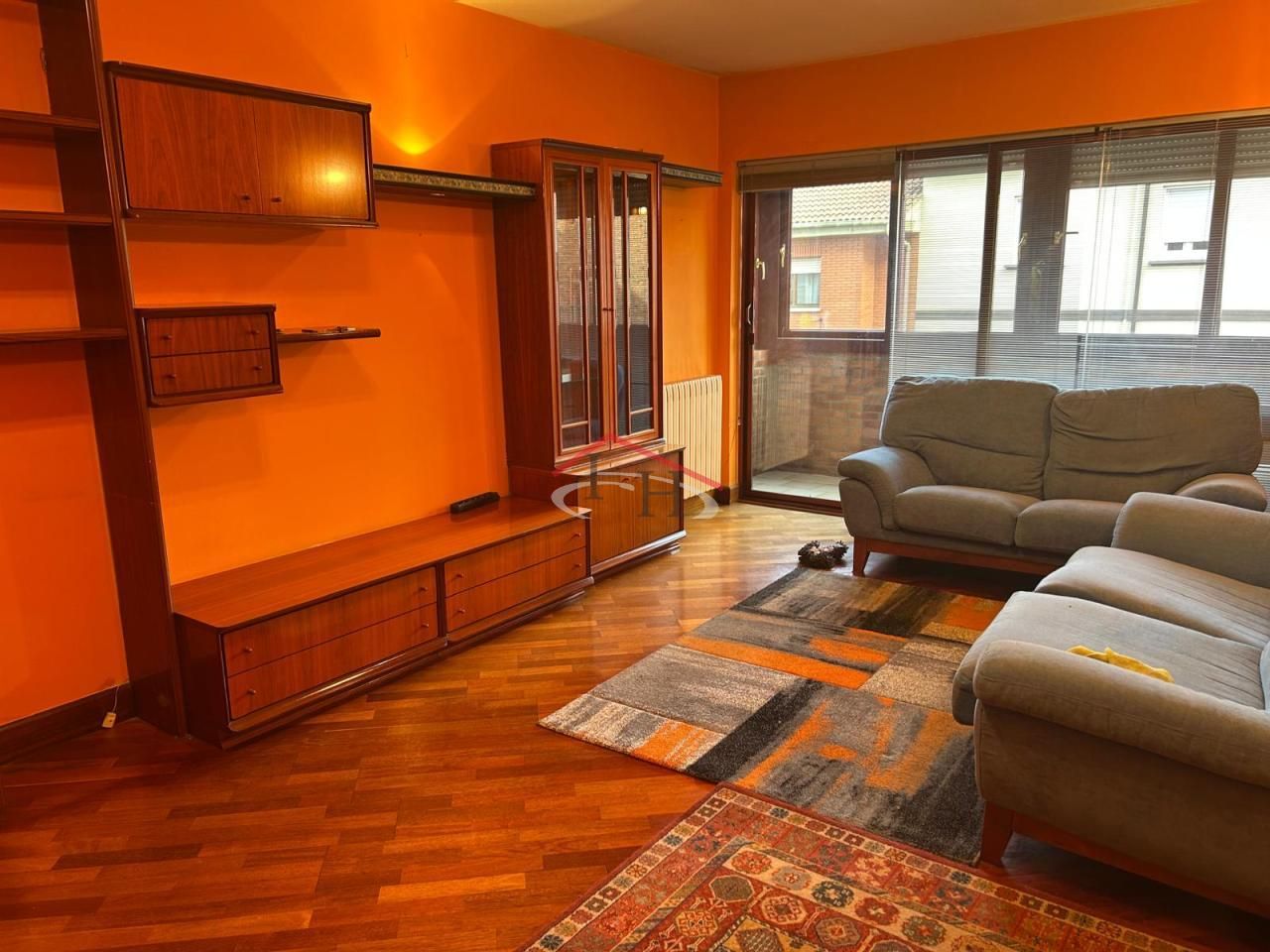 Living room of Flat for sale in León Capital   with Heating, Parquet flooring and Terrace
