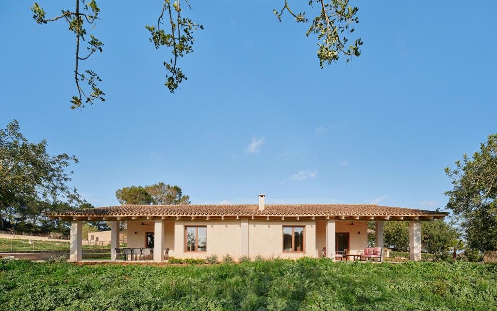 Exterior view of Houses for rent in Algaida  with Air Conditioner, Heating and Private garden