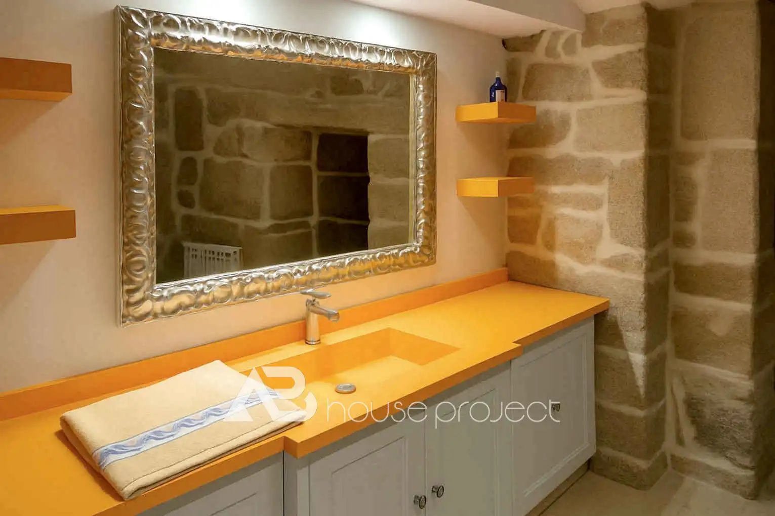 Baño de Casa o chalet en venta en Monterroso con Aire acondicionado, Jardín privado y Terraza