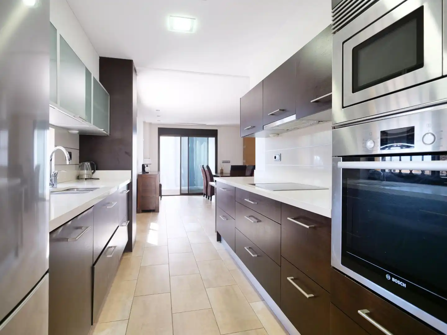 Cocina de Apartamento en venta en Guardamar del Segura con Aire acondicionado, Jardín privado y Terraza