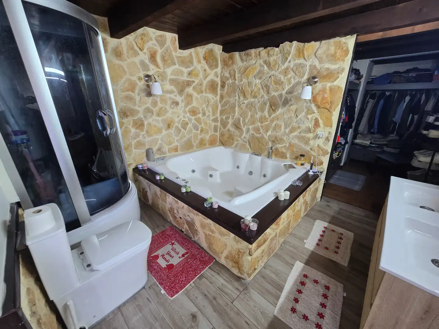 Bany de Casa o xalet en venda en Arona amb Aire condicionat, Jardí privat i Parquet