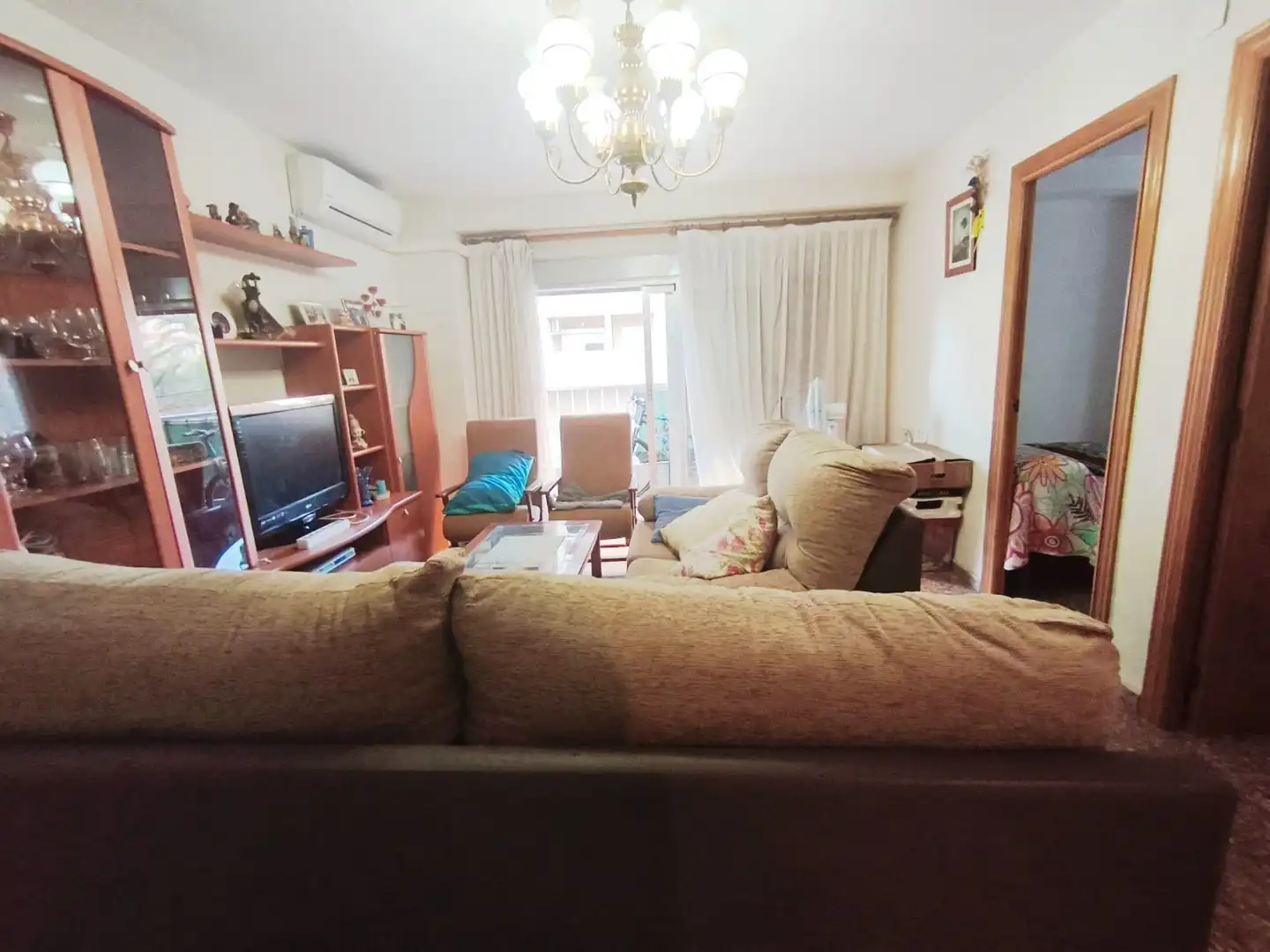 Sala d'estar de Pis en venda en Valencia amb Aire condicionat i Balcó