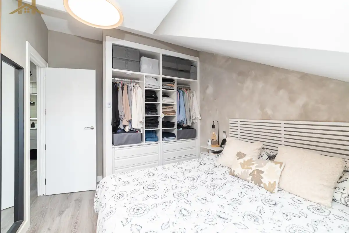 Schlafzimmer von Maisonette zum Verkauf in Sevilla la Nueva mit Klimaanlage, Terrasse und Abstellraum