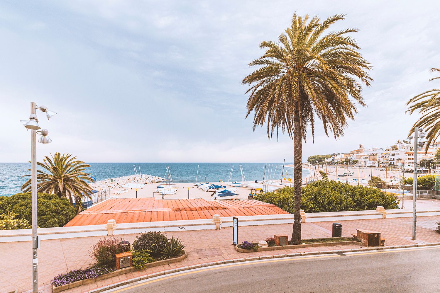 Vista exterior de Apartament en venda en Sant Pol de Mar amb Aire condicionat i Traster