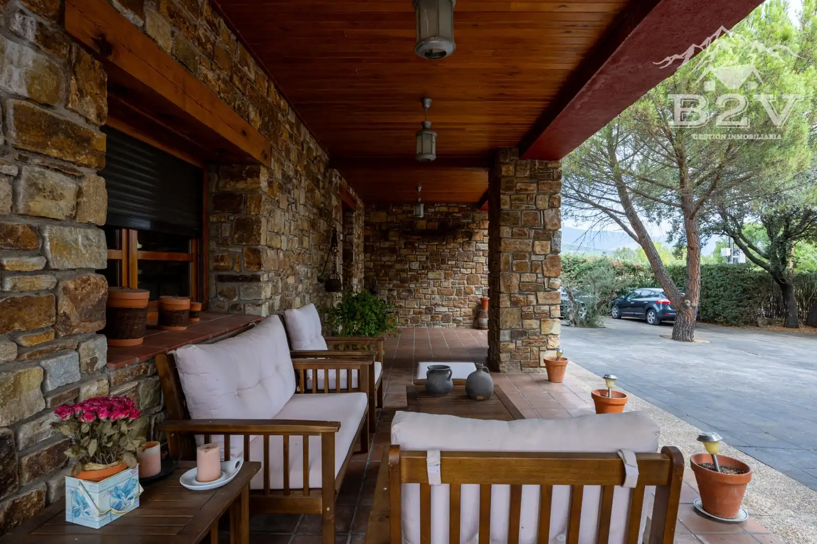 Terraza de Casa o chalet en venta en Garganta de los Montes con Aire acondicionado, Calefacción y Jardín privado