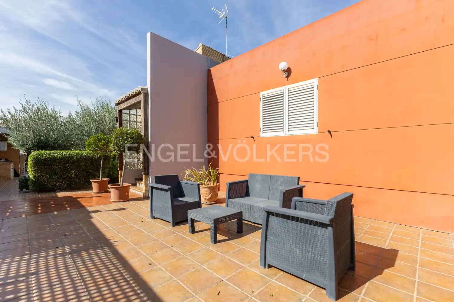 Terraza de Casa o chalet en venta en Albalat dels Tarongers con Aire acondicionado, Calefacción y Jardín privado