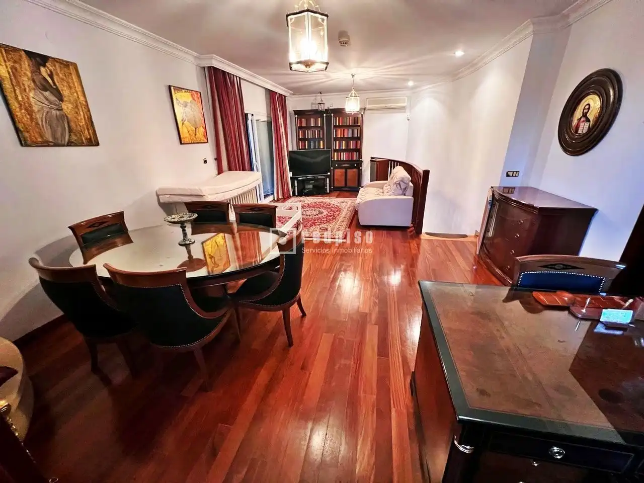 Living room of Houses for sale in Málaga  with Air Conditioner, Heating and Private garden