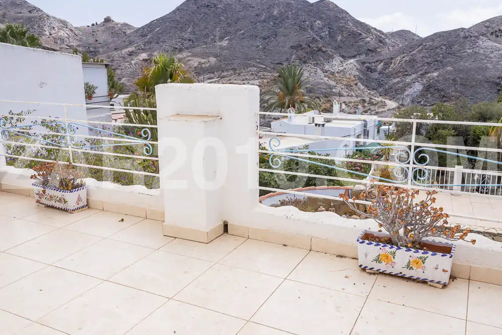 Terrassa de Casa o xalet en venda en Mojácar amb Aire condicionat, Jardí privat i Terrassa