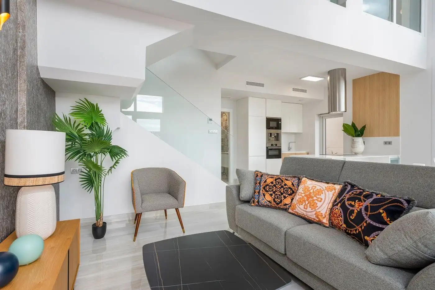 Living room of Houses for sale in San Bartolomé  with Swimming Pool and Community pool