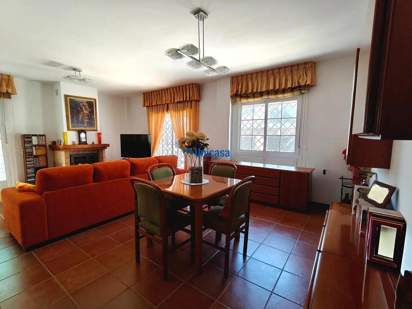 Sala de estar de Casa o chalet en venta en Málaga con Aire acondicionado, Jardín privado y Terraza