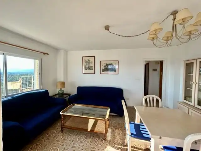 Sala de estar de Apartamento de alquiler en Benicasim / Benicàssim con Terraza y Trastero