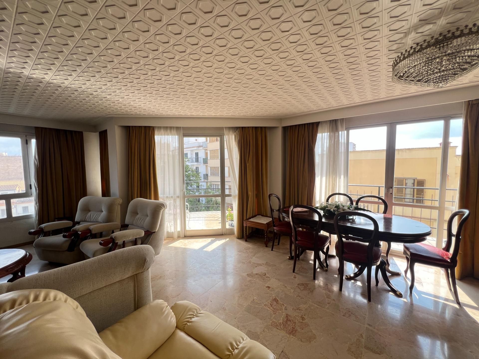 Sala d'estar de Pis en venda en Inca amb Terrassa i Balcó