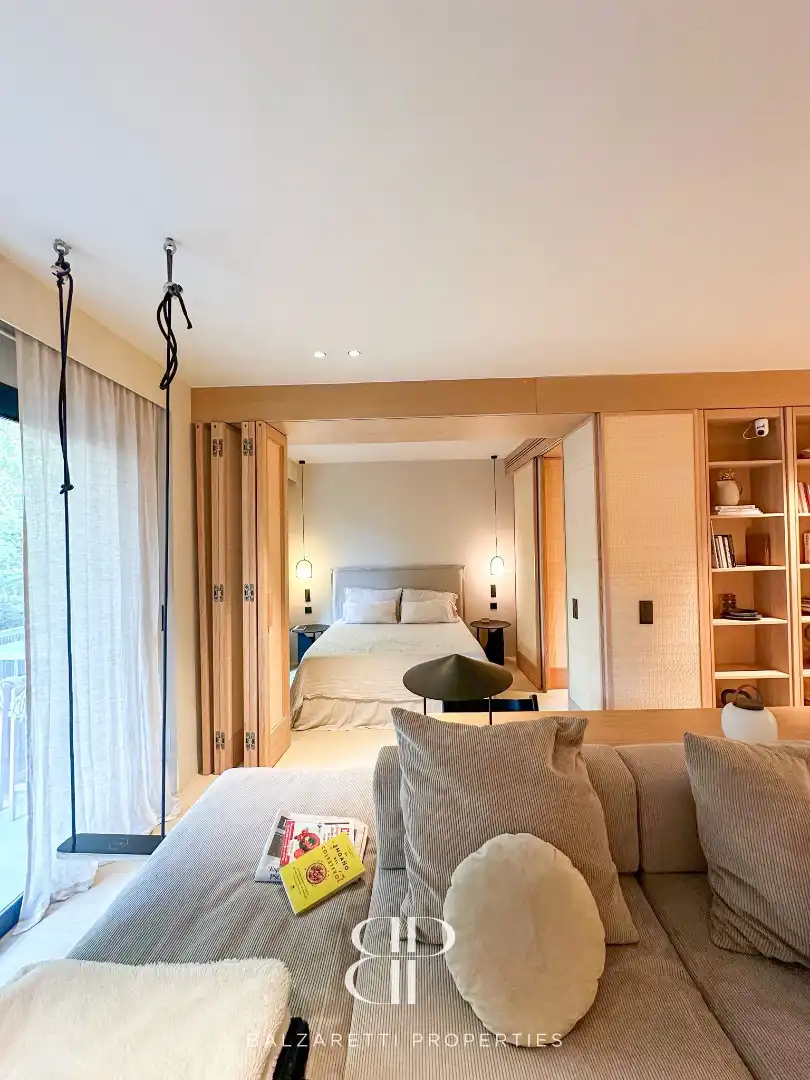 Schlafzimmer von Wohnung zur Miete in Barcelona mit Klimaanlage, Heizung und Parkett