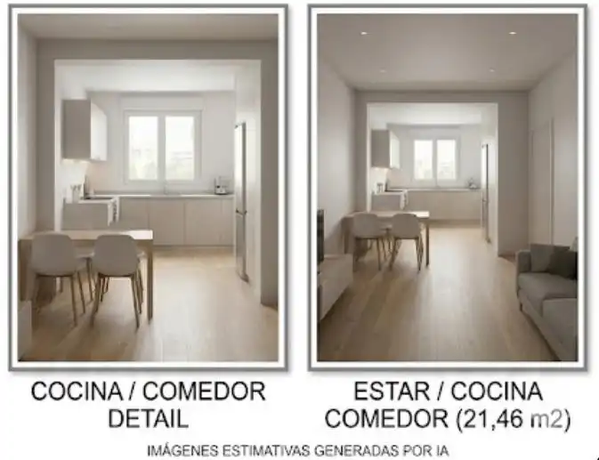 Cocina de Loft en venta en Oviedo  con Calefacción