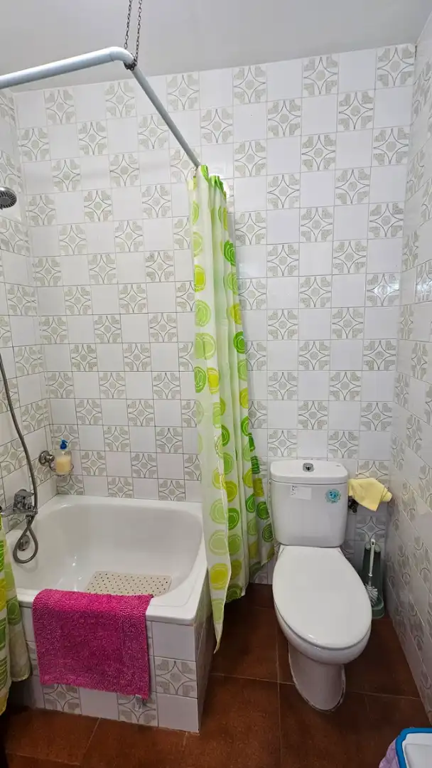 Baño de Casa o chalet en venta en Higuera de la Sierra con Aire acondicionado, Jardín privado y Terraza