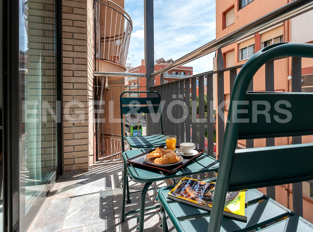 Terrassa de Apartament de lloguer en L'Hospitalet de Llobregat amb Aire condicionat, Calefacció i Parquet