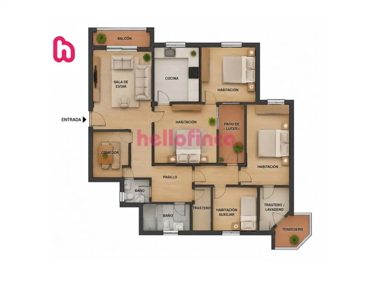 Piso en venta en Puig-reig con Terraza, Trastero y Amueblado