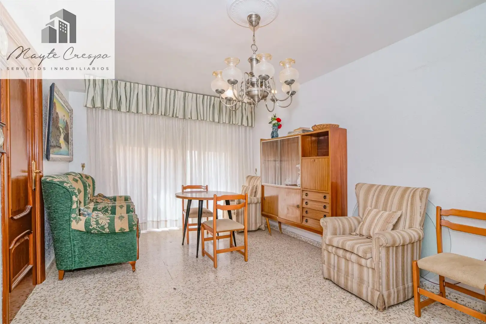 Sala de estar de Piso en venta en Granada con Aire acondicionado y Balcón