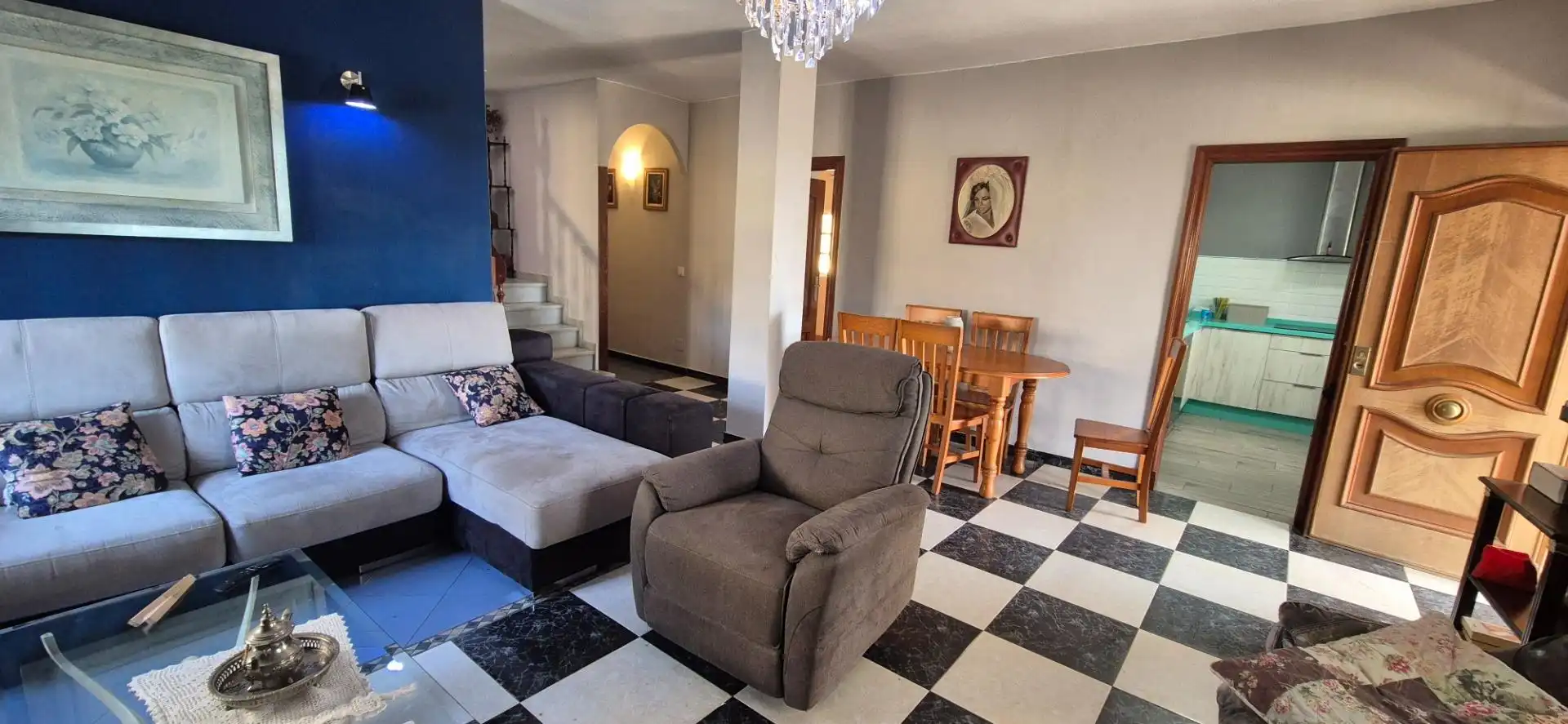 Sala de estar de Casa o chalet en venta en Málaga con Aire acondicionado, Jardín privado y Terraza