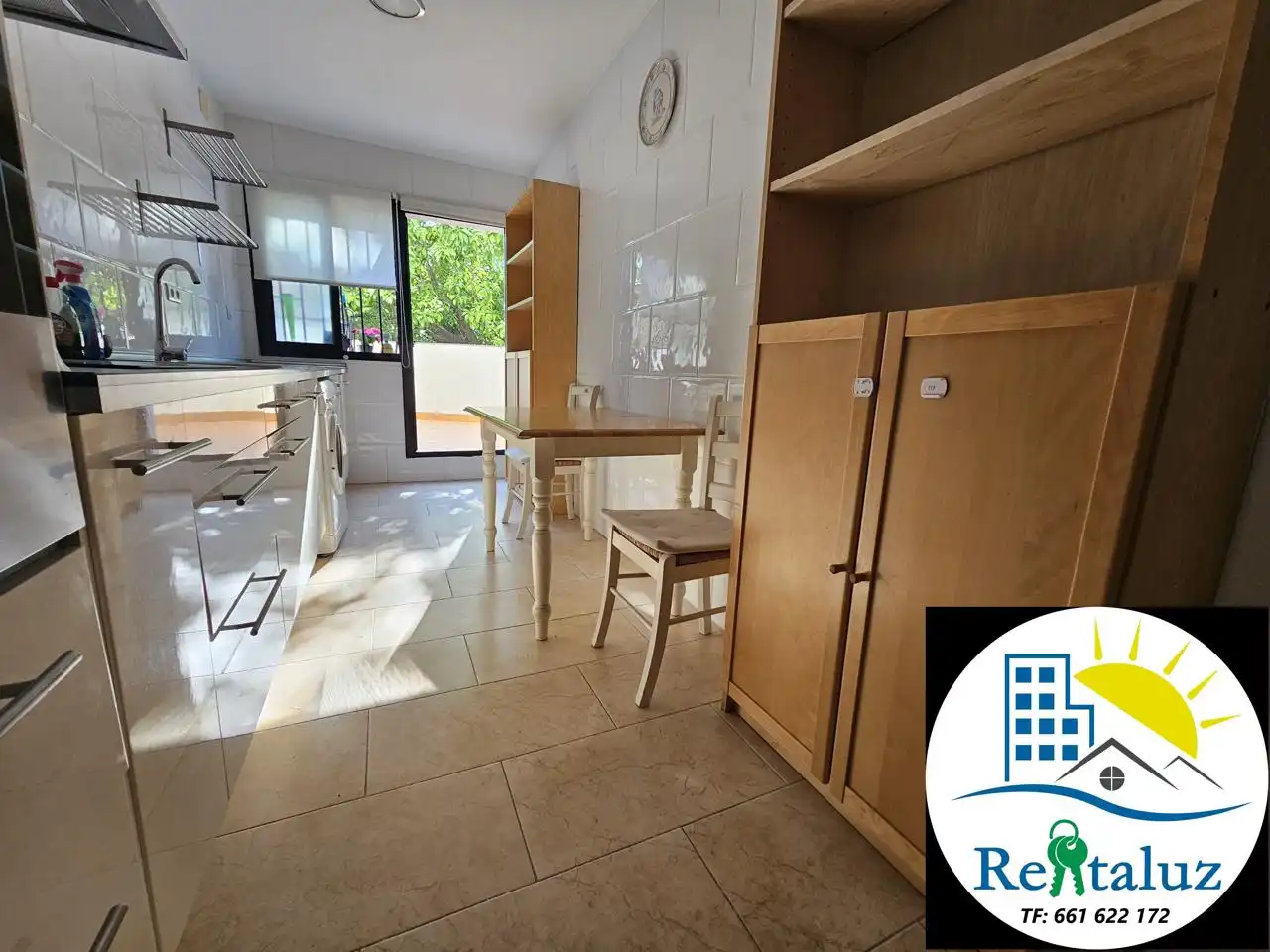 Kitchen of Flat for sale in Jerez de la Frontera  with Air Conditioner, Terrace and Furnished
