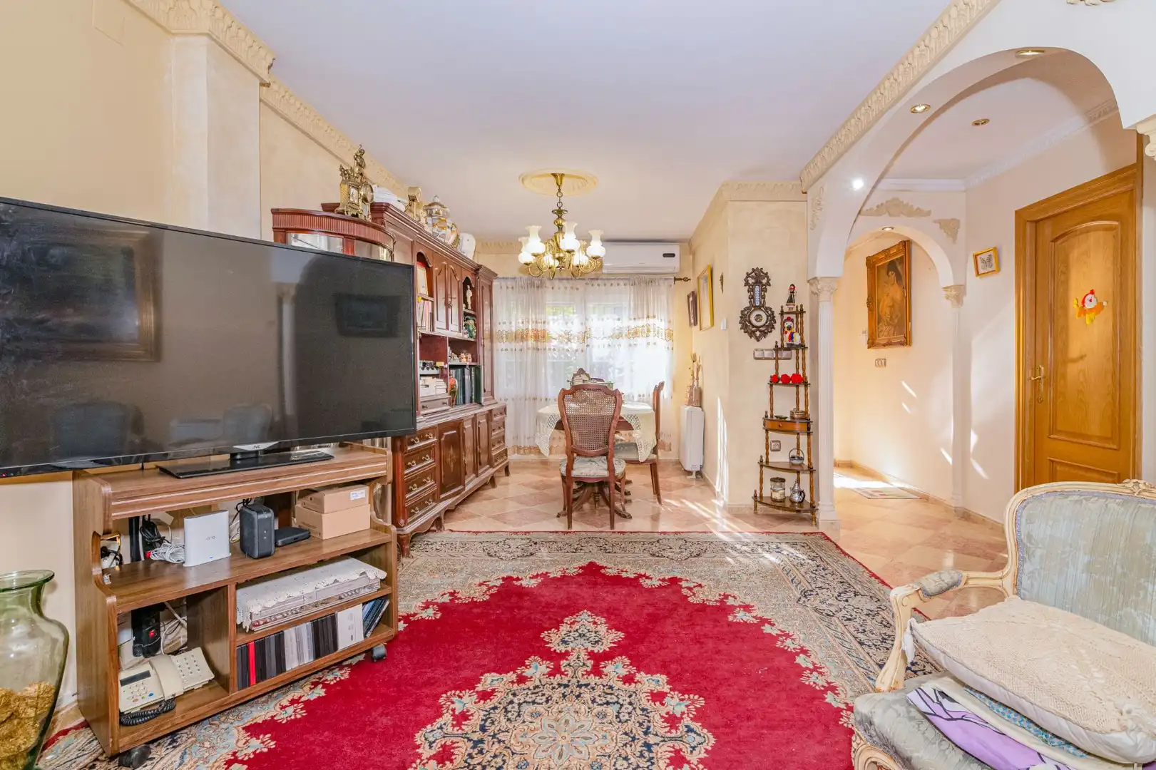 Sala de estar de Casa adosada en venta en Chauchina con Aire acondicionado, Calefacción y Trastero