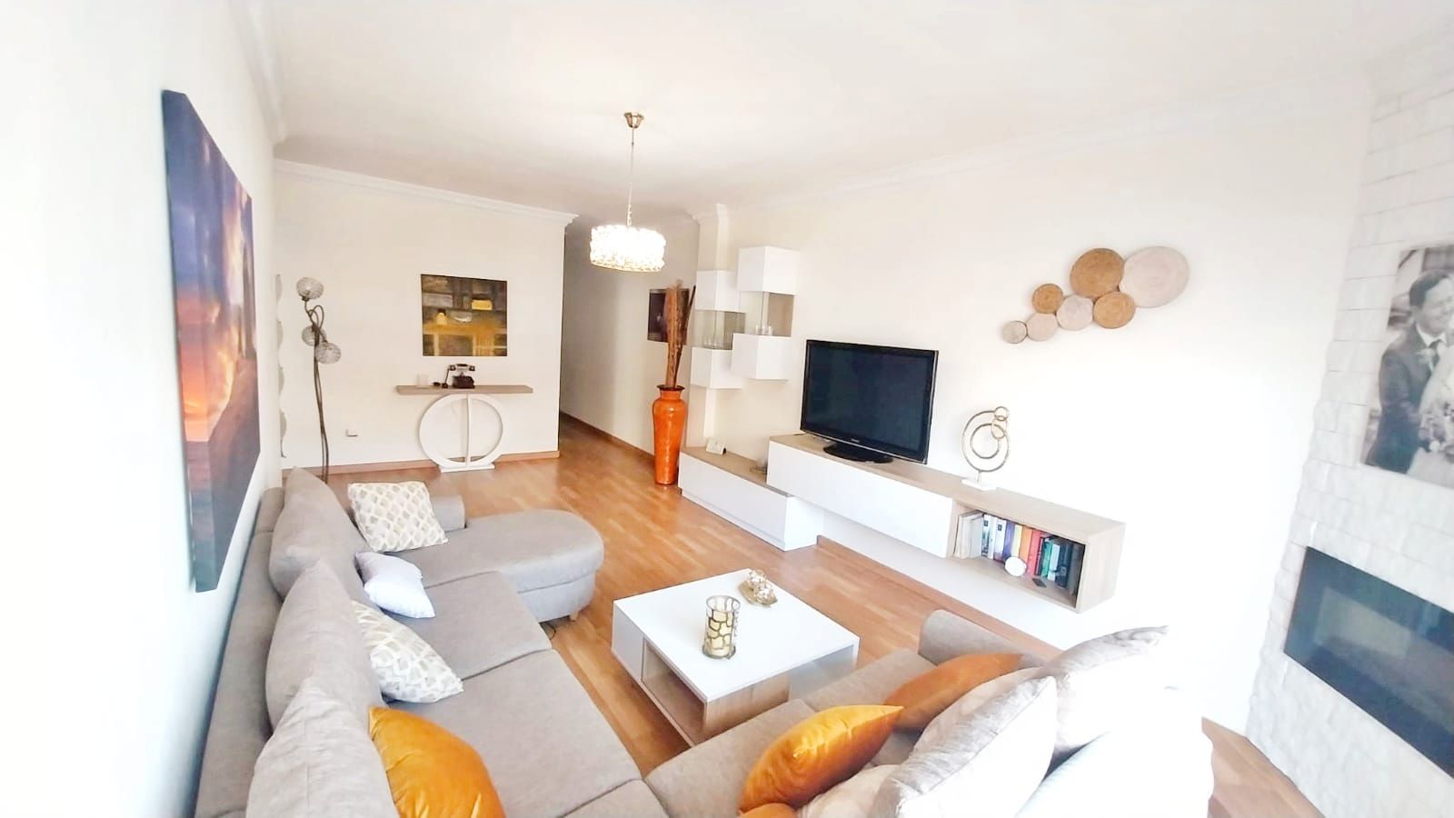 Living room of Flat for sale in Güímar  with Air Conditioner, Terrace and Furnished