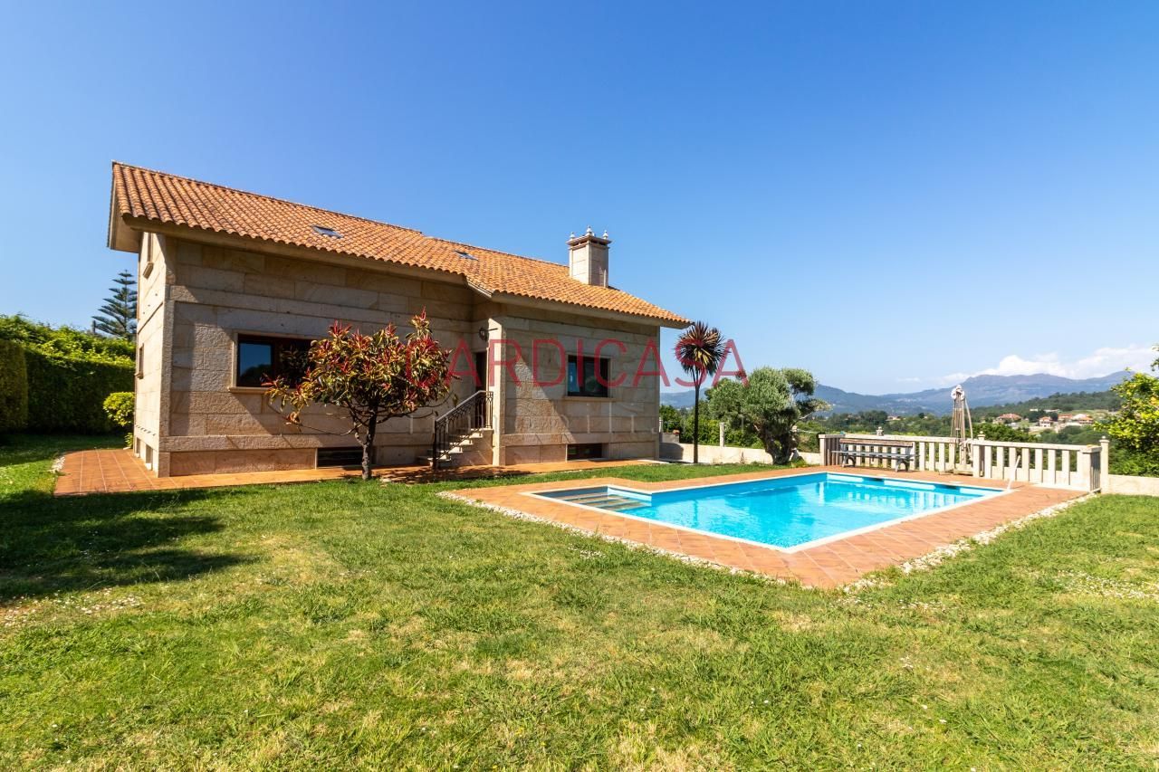 Jardín de Casa o chalet en venta en Baiona con Calefacción, Jardín privado y Terraza