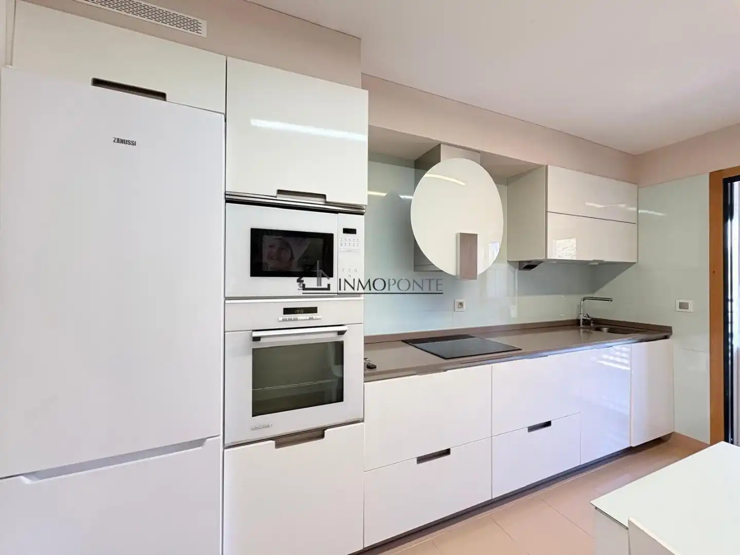Kitchen of Flat for sale in Pontevedra Capital   with Heating, Storage room and Swimming Pool
