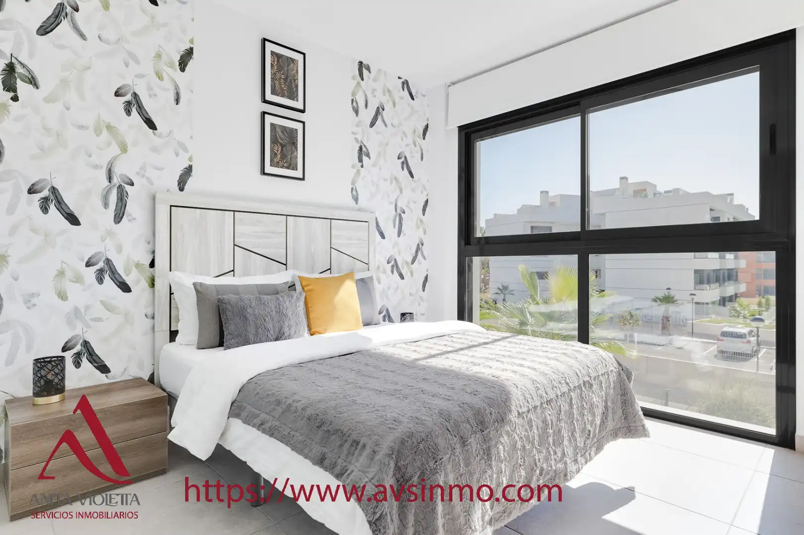 Habitación de Apartamento de alquiler en Orihuela con Aire acondicionado, Amueblado y Horno